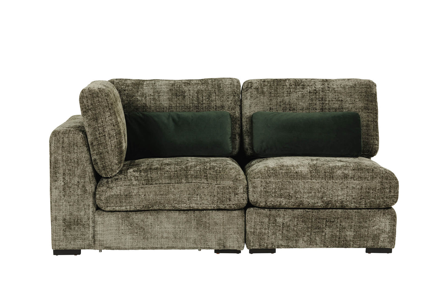 Heron Armless Sectional in Green