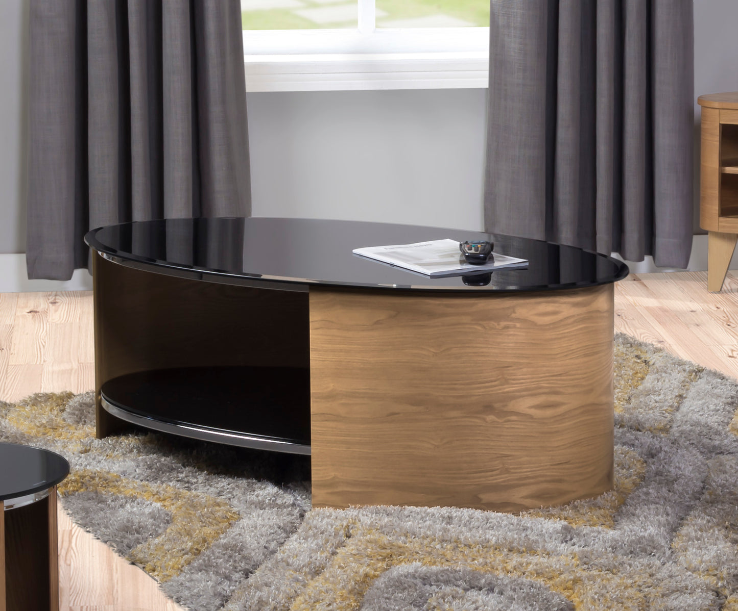 Fiesole Glass Coffee Table Premium Glass Finish