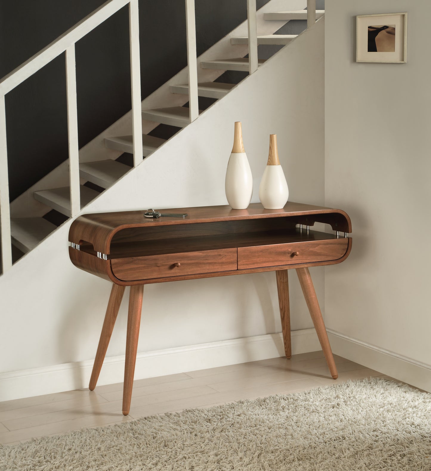 Ohio 2 Drawer Console Table Elegant Storage Solution