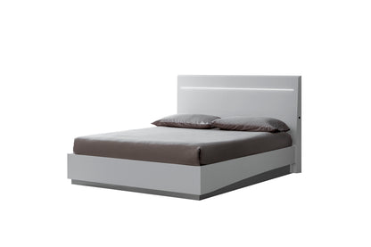 Kara Bed - White High Gloss