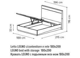 Kara Bed - White High Gloss