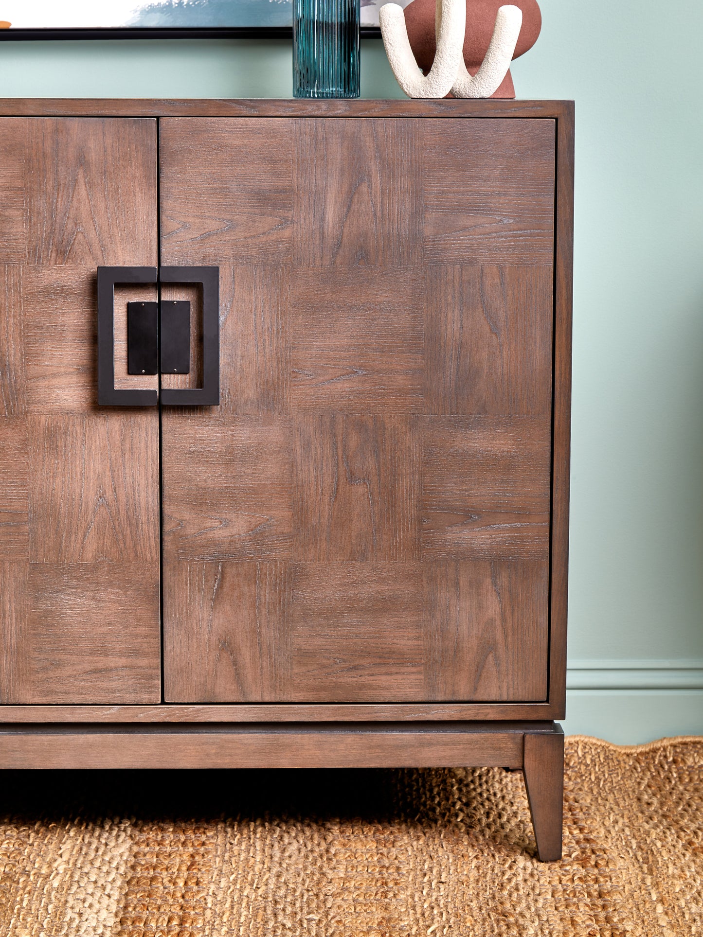 Nola 2-Door Sideboard – Antique Grey Elm Finish