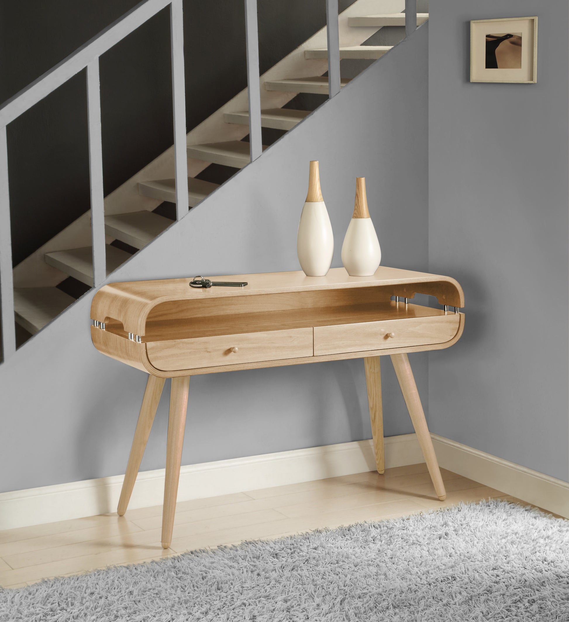 Ohio 2 Drawer Console Table Elegant Storage Solution