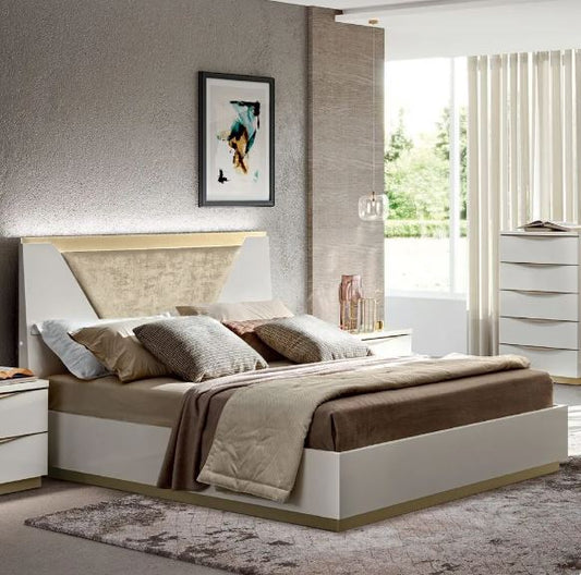 KIKI Hi Gloss LED BED & Storage