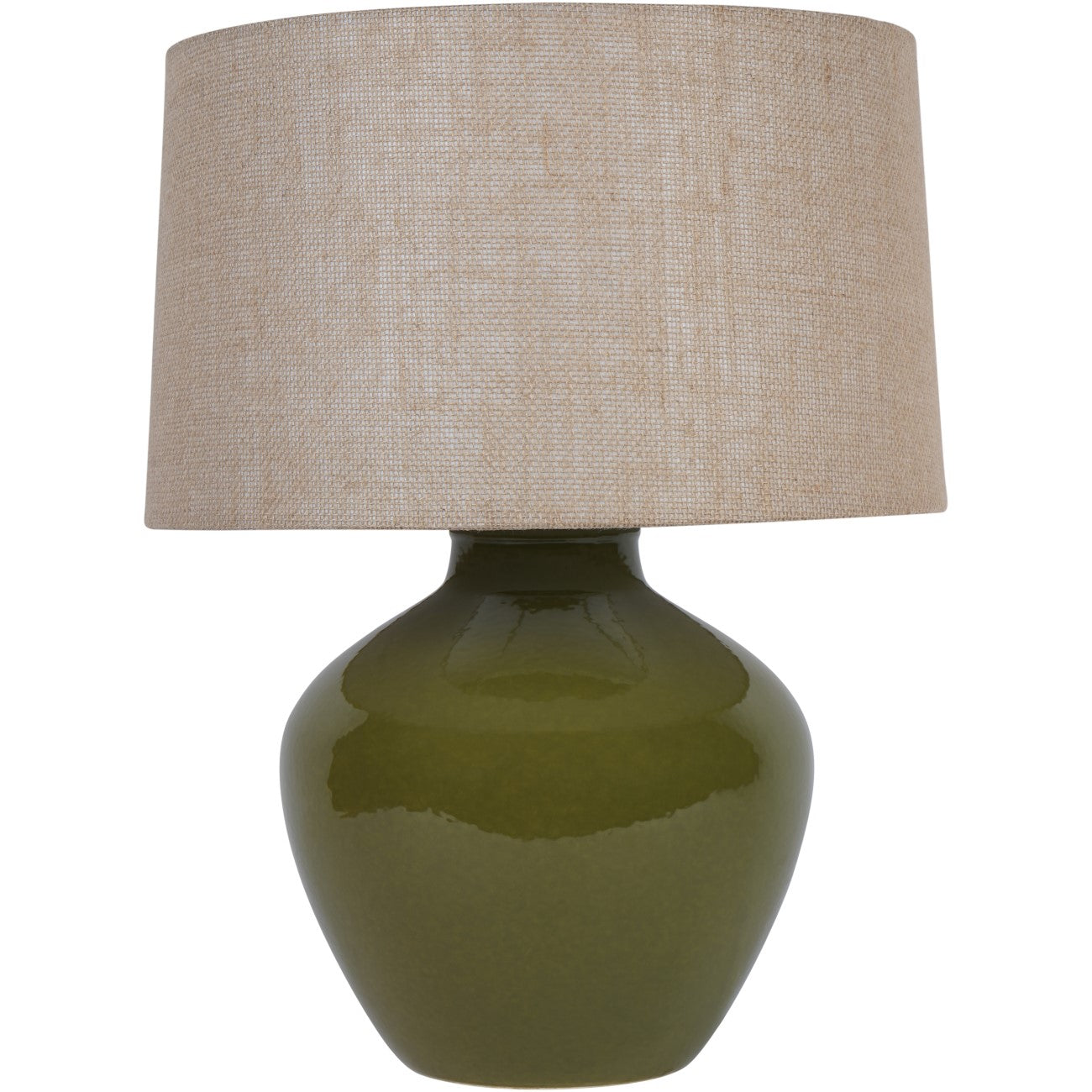 Rowan Large Green Ceramic Table Lamp