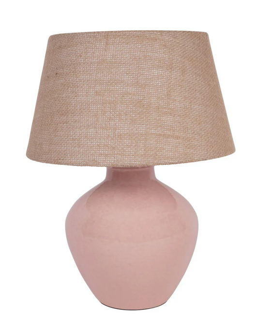 Rowan Small Dusky Pink Ceramic Table Lamp