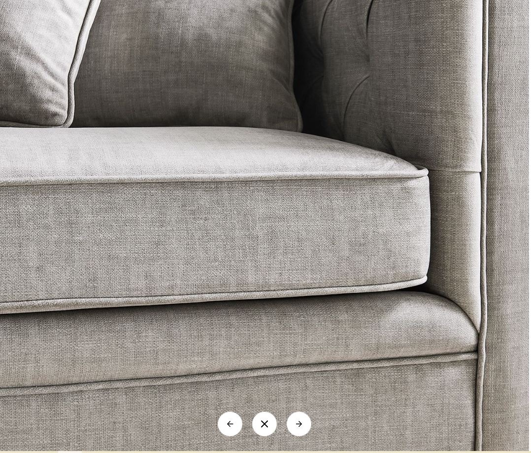 Luxe 3 & 2 Seater Sofa Set in Slate Grey – Clearance Offer