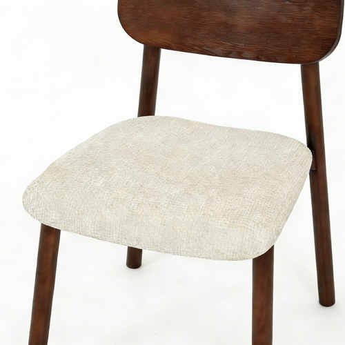 Sorelle Walnut & Cream Dining Chair