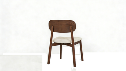Sorelle Walnut & Cream Dining Chair