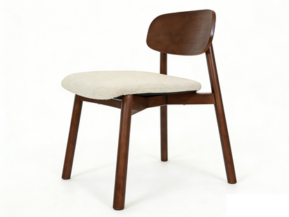 Sorelle Walnut & Cream Dining Chair