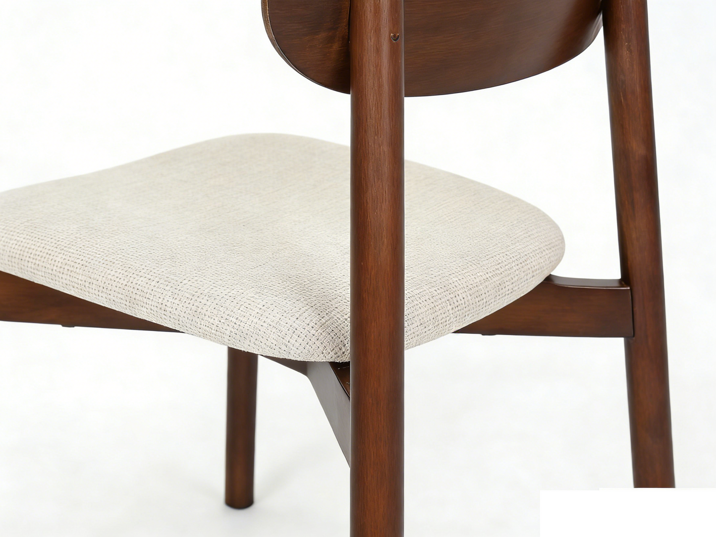 Sorelle Walnut & Cream Dining Chair