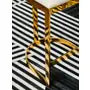 Sorelle Bar Stool – Black or Ivory Velvet with Gold Frame