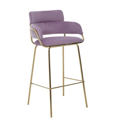 Sorrento Velvet Bar Stool