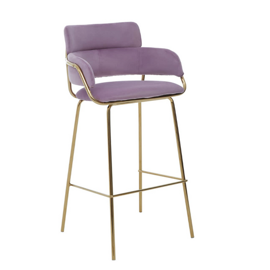 Sorrento Velvet Bar Stool