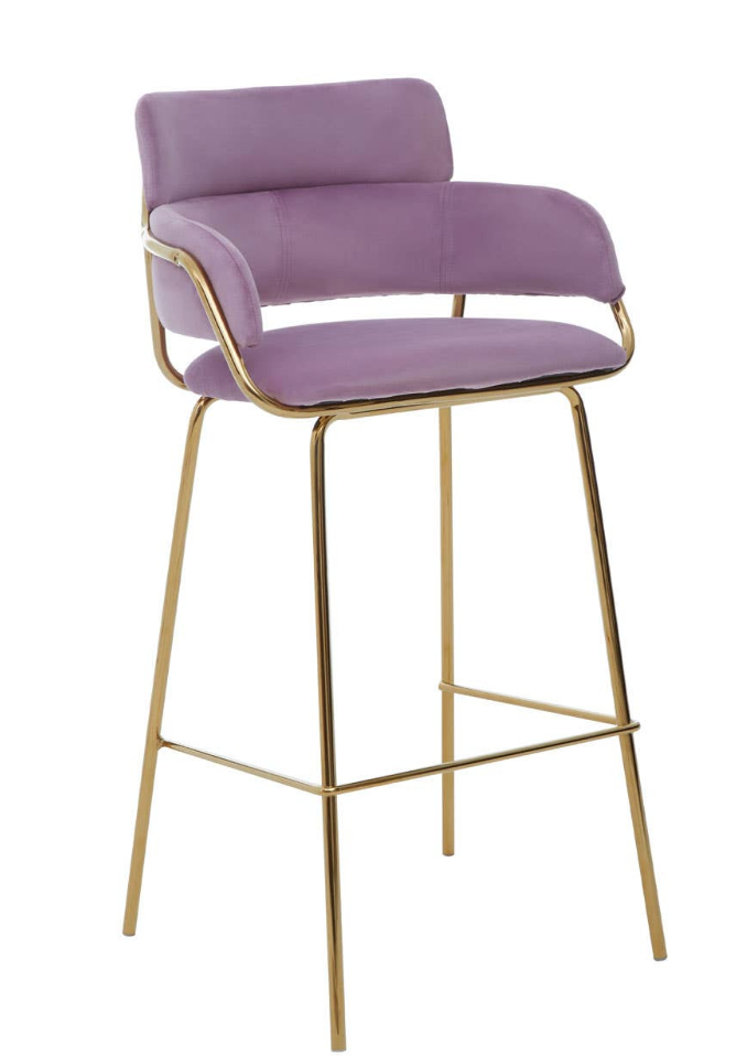 Sorrento Velvet Bar Stool