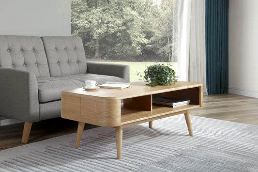 Stockholm Oak Coffee Table Contemporary Oak Charm