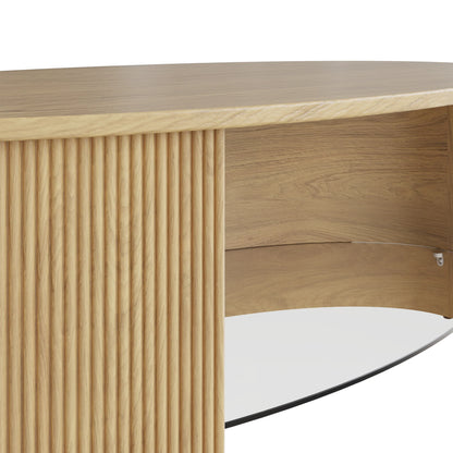 Alessio Fluted Coffee Table