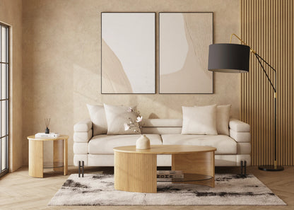 Alessio Fluted Coffee Table