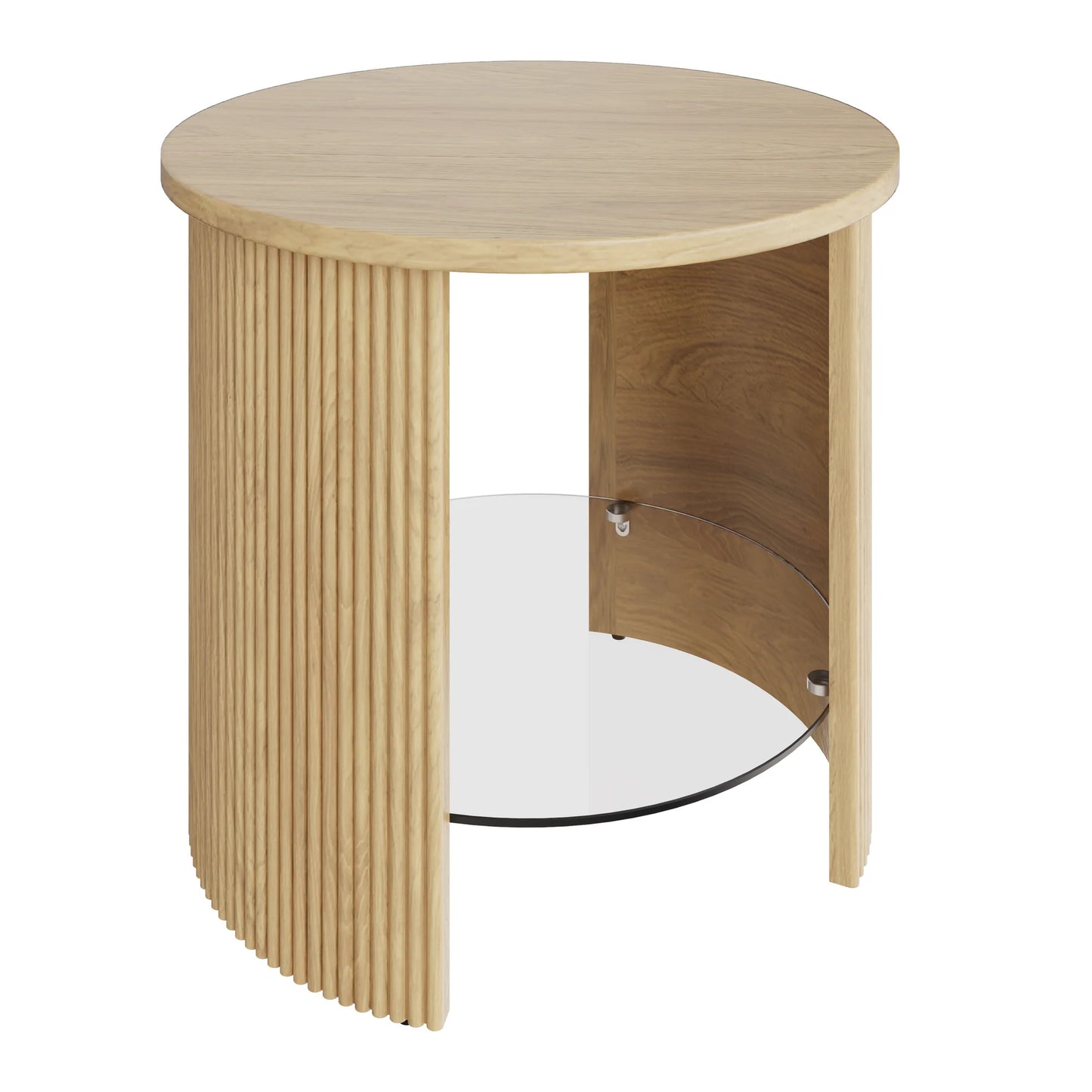 Alessio Fluted Lamp Table