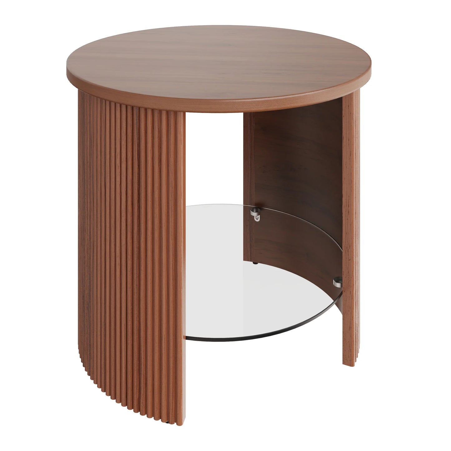 Alessio Fluted Lamp Table