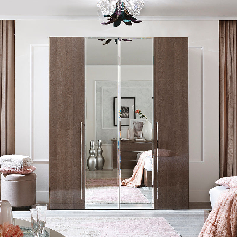 Caligula Mirrored Wardrobe  - Various Colours & Sizes