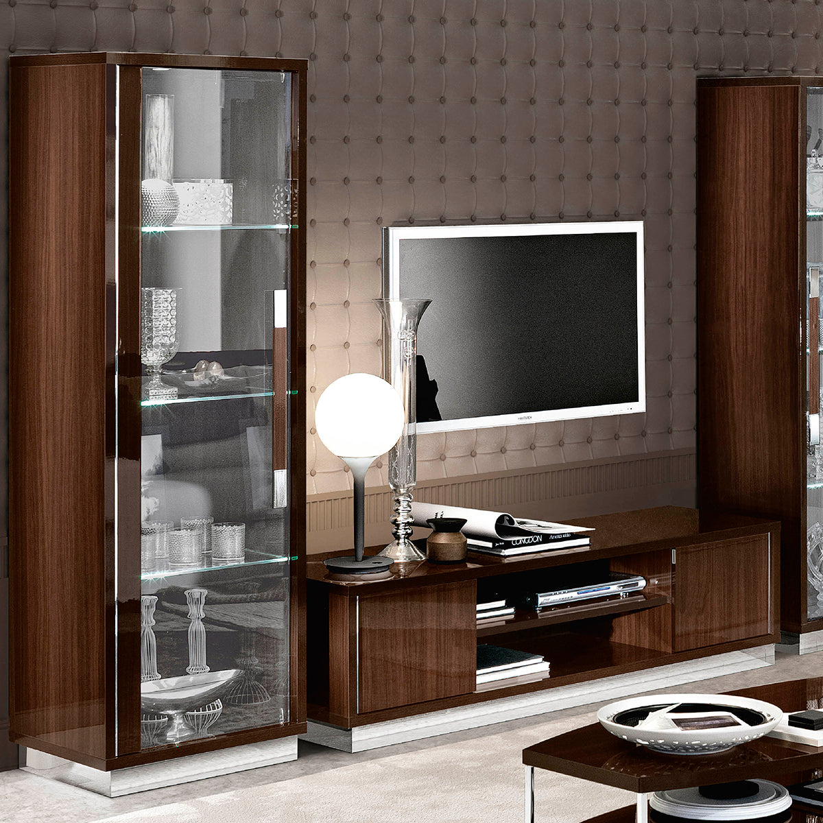 Caligula 1dr Display Cabinet - Various Colours