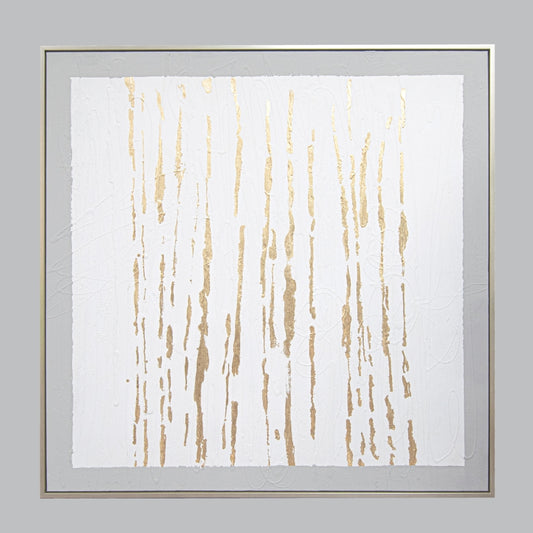 Golden Drift Canvas – Textured Abstract Wall Art