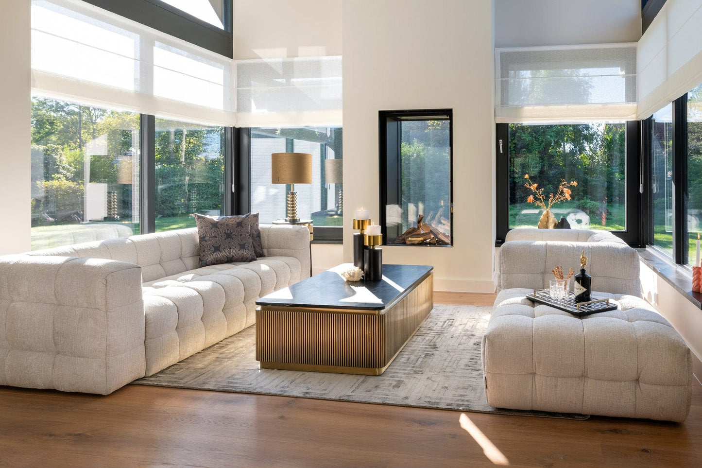 Lumière Cream Sofa