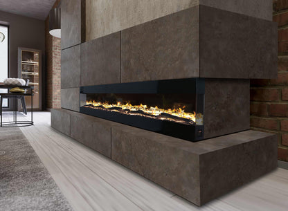 Malachi Modern Electric Fire - Various Colours & Sizes