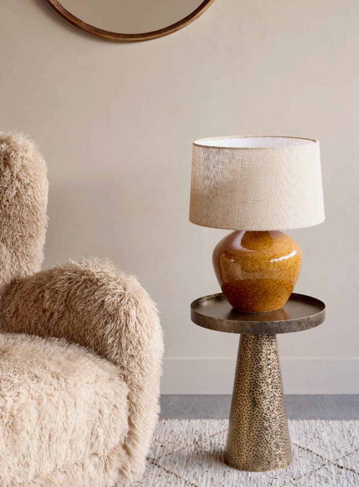 Rowan Large Terracotta Ceramic Table Lamp
