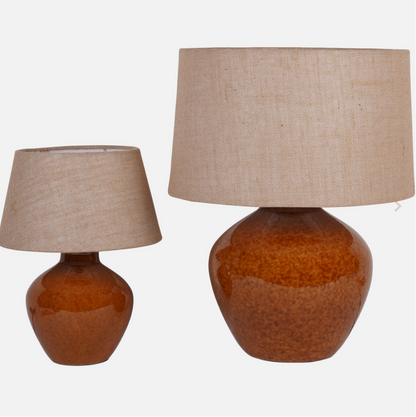 Rowan Large Terracotta Ceramic Table Lamp