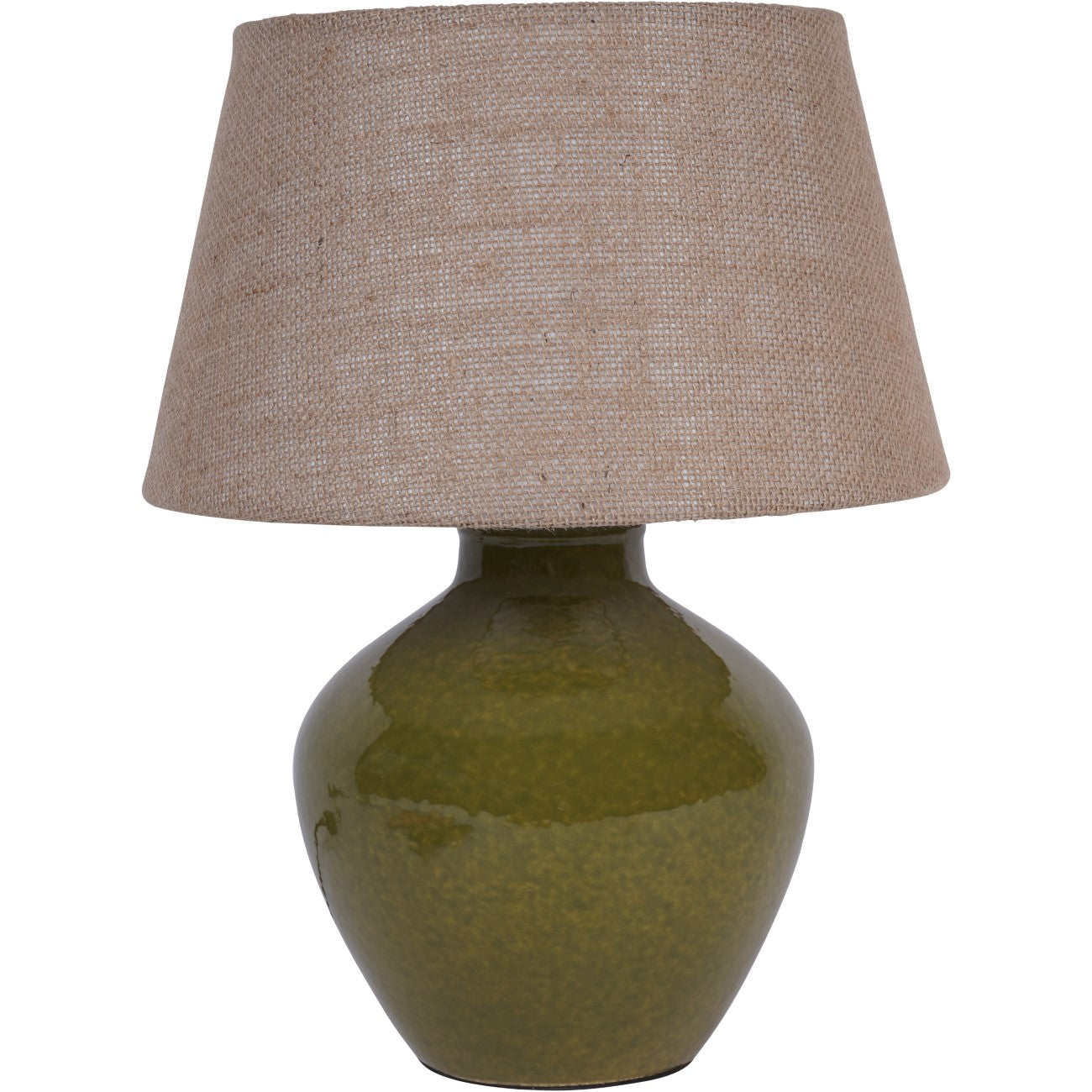 Rowan Small Green Ceramic Table Lamp