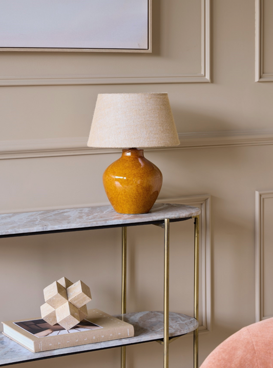 Rowan Small Terracotta Ceramic Table Lamp