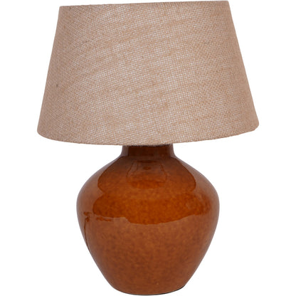 Rowan Small Terracotta Ceramic Table Lamp