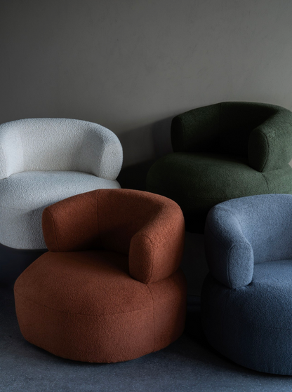 Saturn Boucle Occasional Chair – Modern Accent Seating