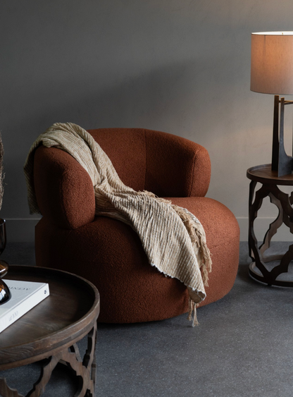 Saturn Boucle Occasional Chair – Modern Accent Seating