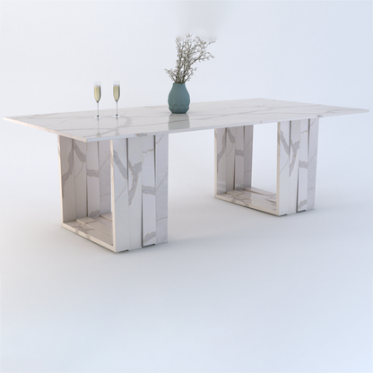 Aria Duo Quartz Dining Table