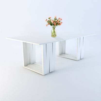 Aria Duo Quartz Dining Table