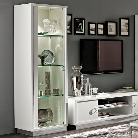 Caligula 1dr Display Cabinet - Various Colours