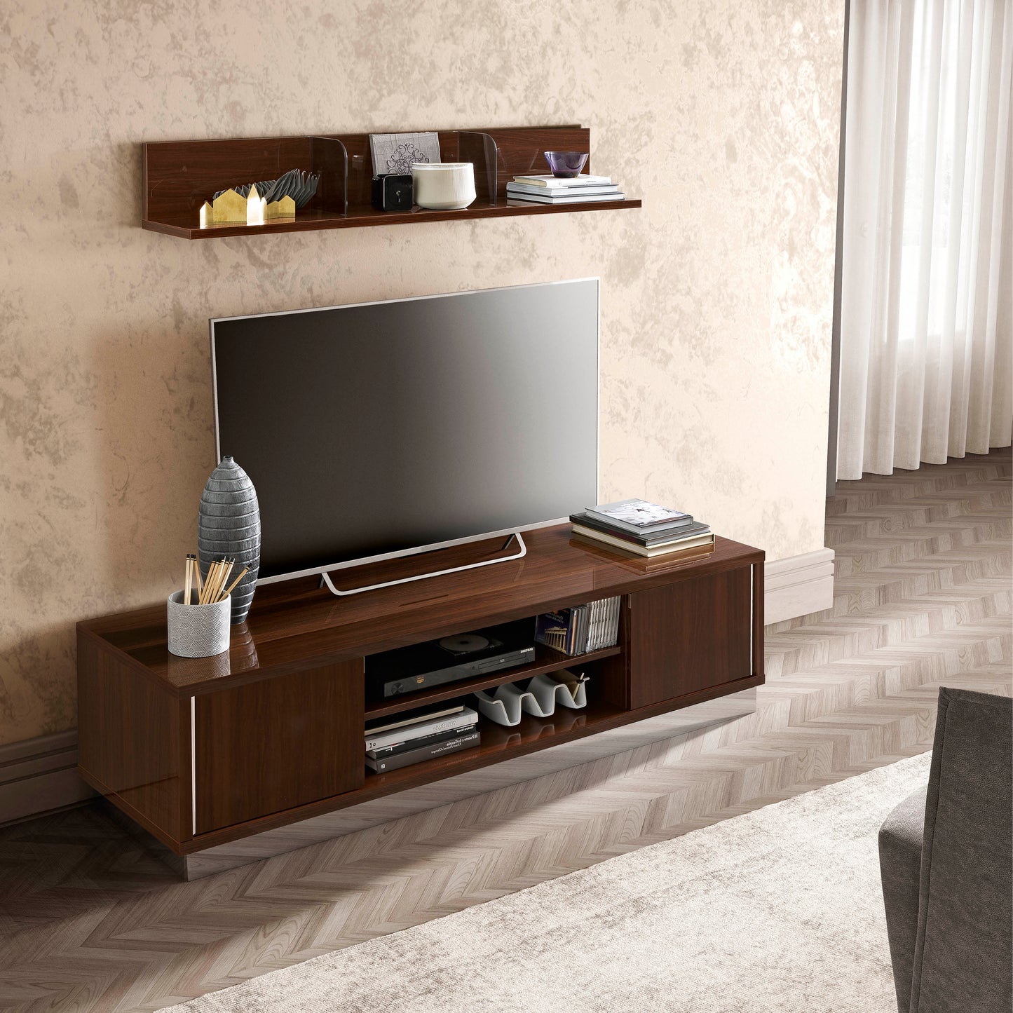 Caligula TV Base Unit - Various Colours