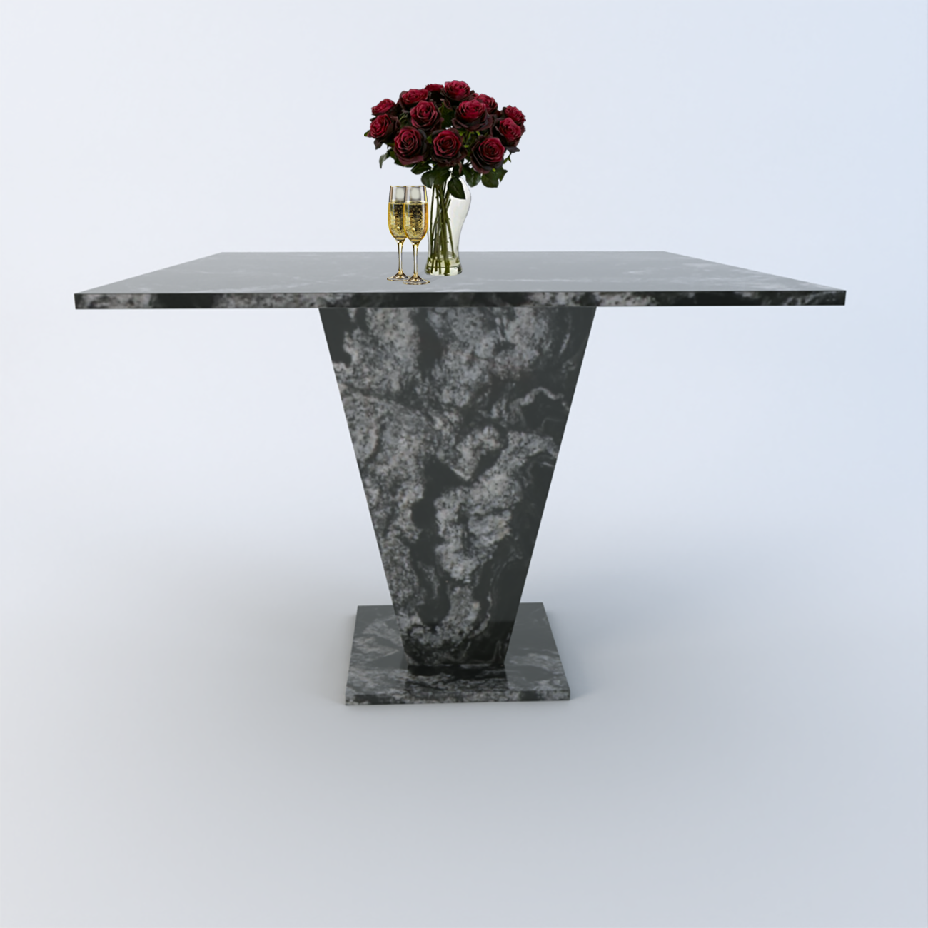 Crescendo 1m Granite Dining Table