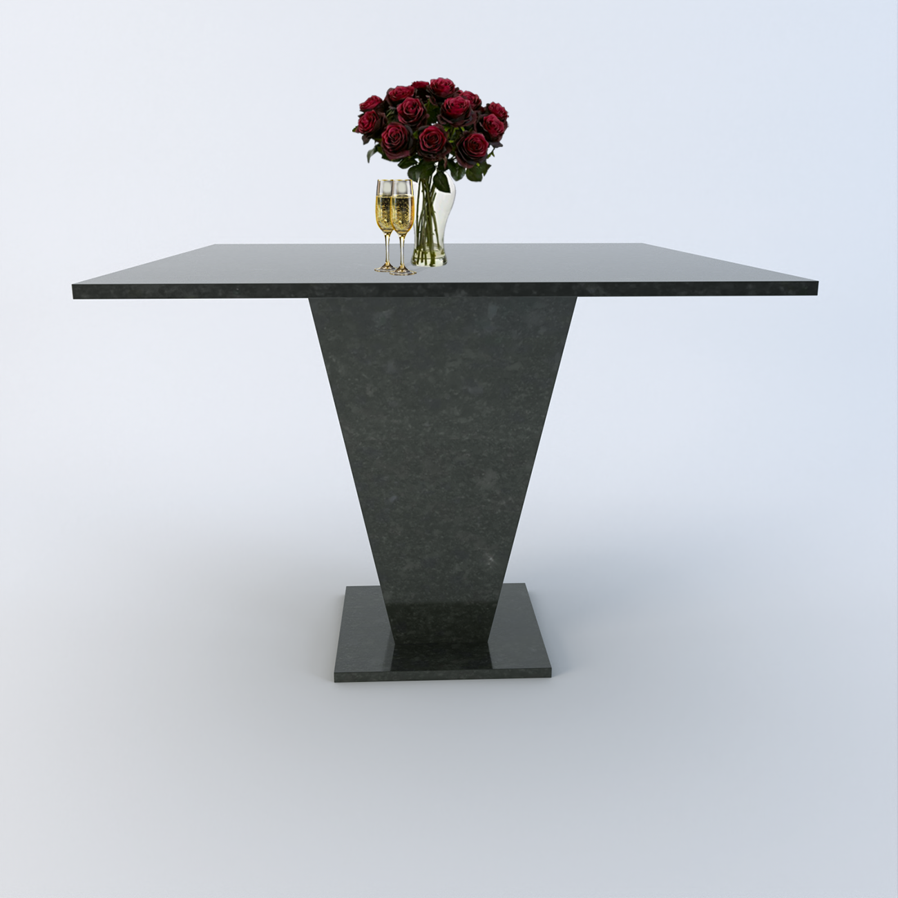 Crescendo 1m Granite Dining Table