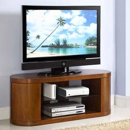 Fiesole Walnut TV Cabinet Sleek and Contemporary