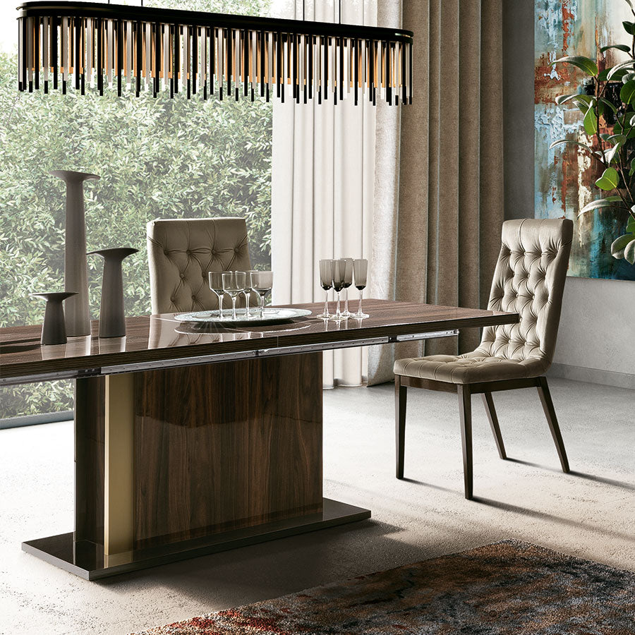 Florentina Walnut Patrizio Extending Dining Table