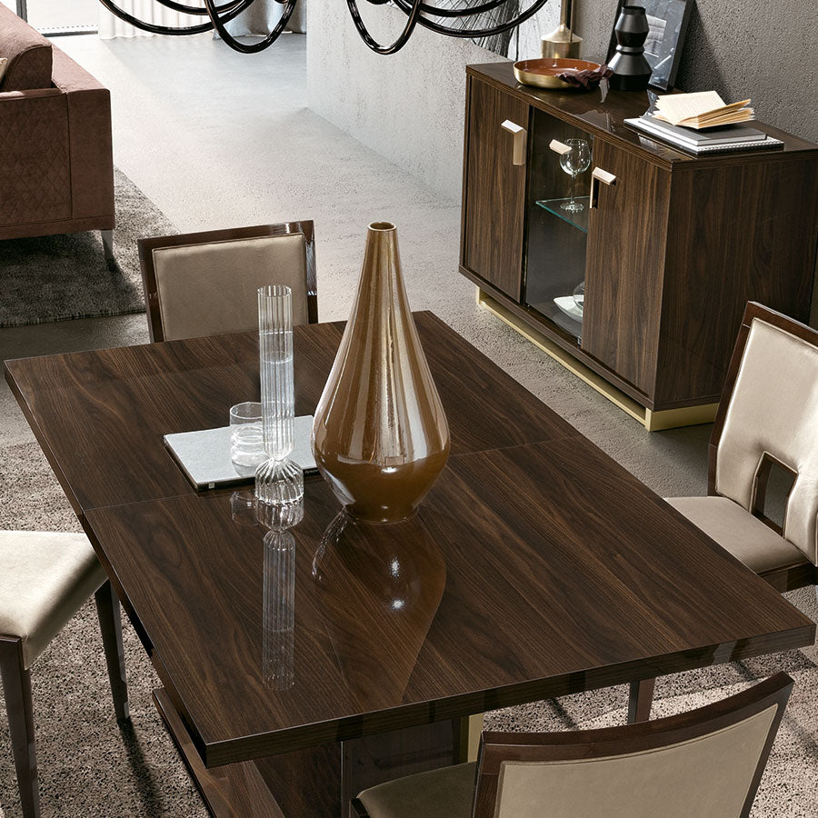 Florentina Walnut Patrizio Extending Dining Table