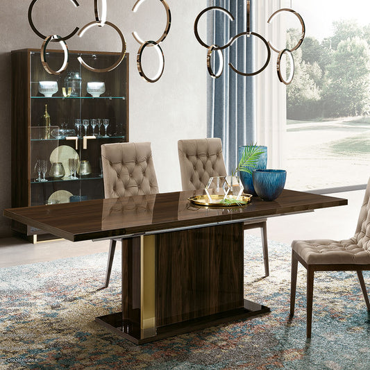 Florentina Walnut Patrizio Extending Dining Table