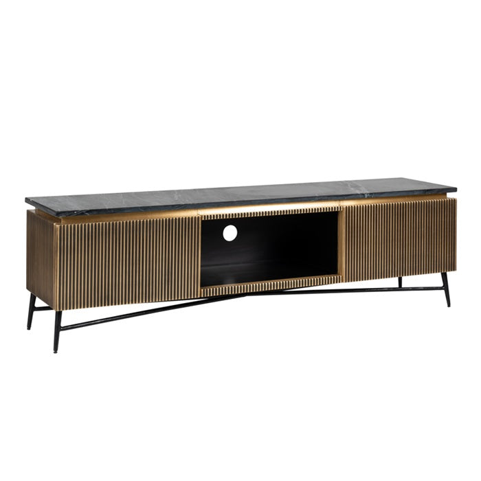 Inessa Marble Iron TV Unit