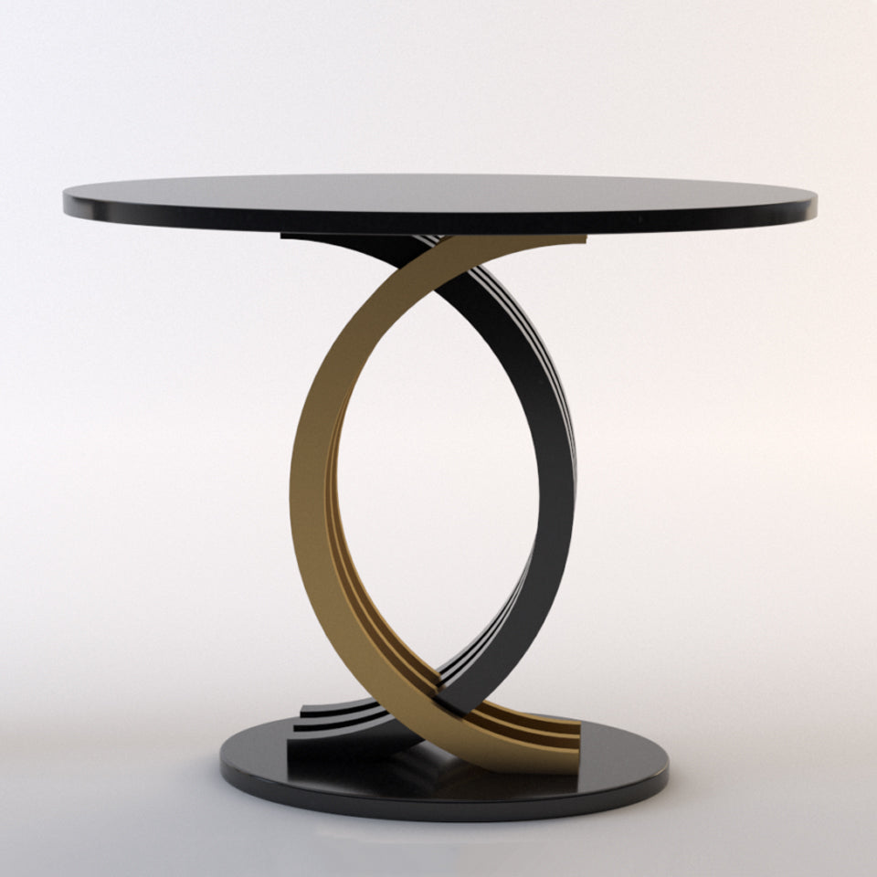 Legato Quartz Curved Lamp Table