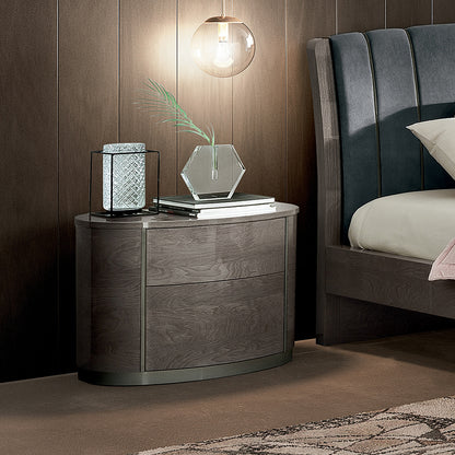 Romeli Birch Bedside Table - Various Colours