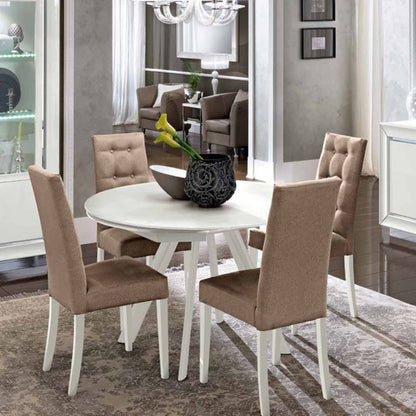 Caligula White 1.2m Extending Dining Table